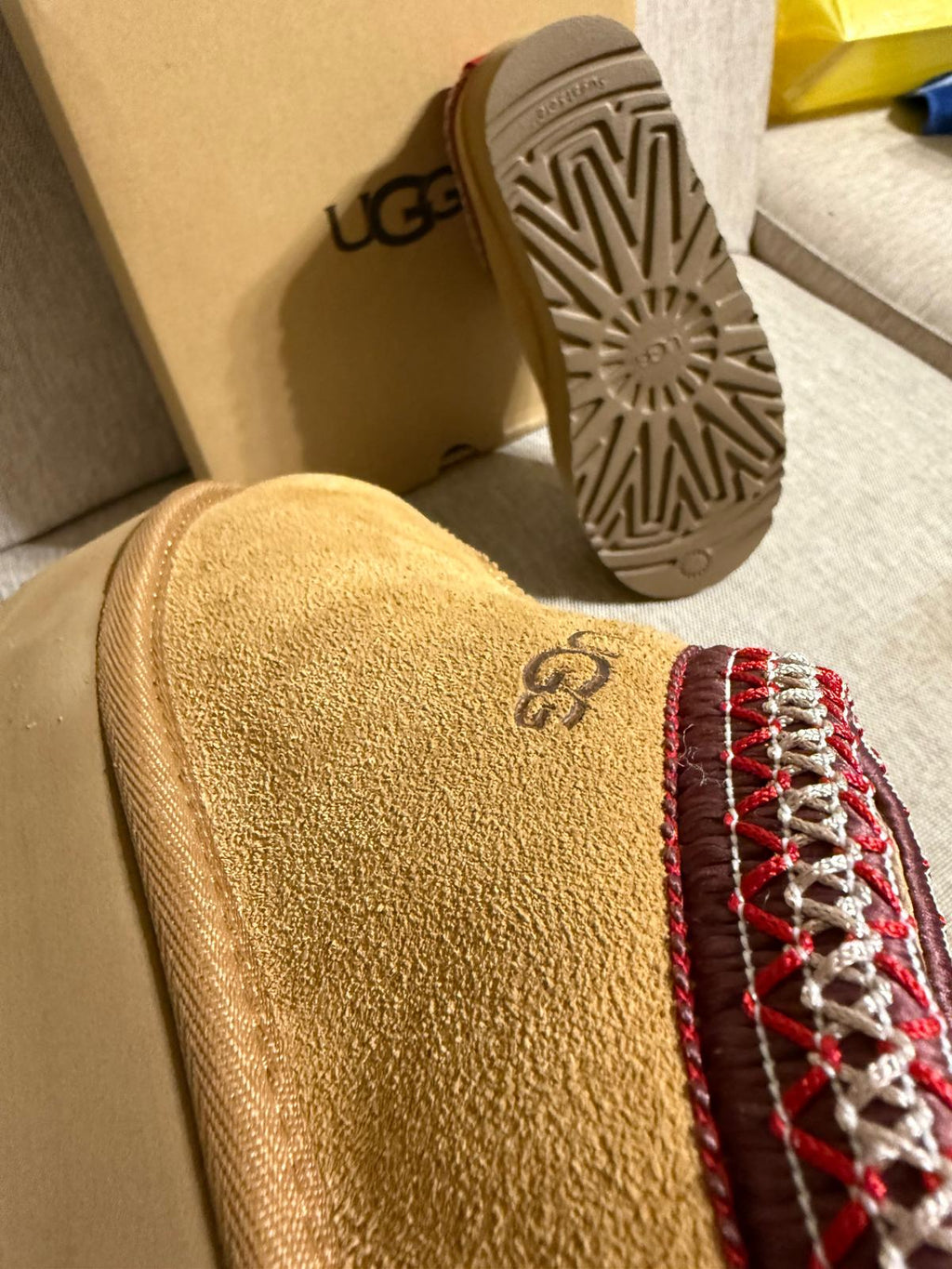 Ghete UGG Tazz Slipper Chestnut