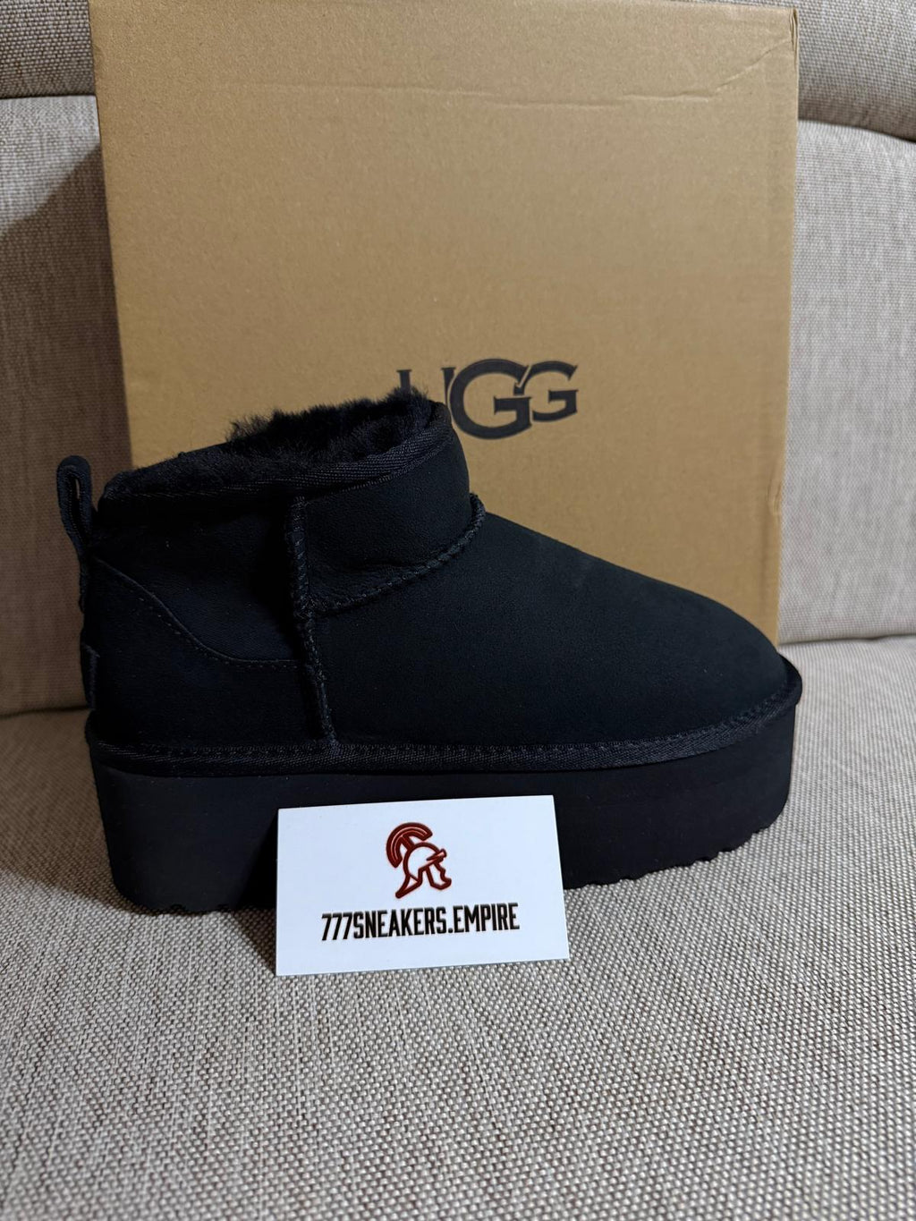 Ghete UGG Mini Platform Negre